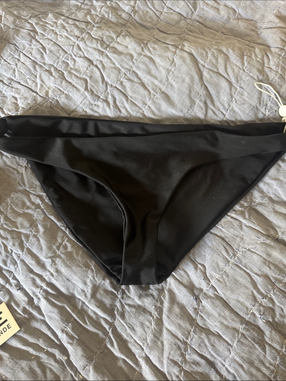 Women's Black Bikini Bottom - Classic Coverage